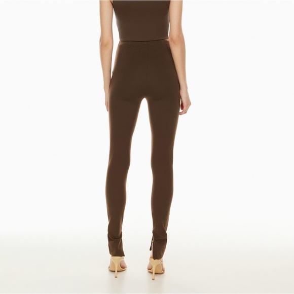 NWT Babaton Aritzia Palisades Brown Legging/Trouser - M - Picture 2 of 7